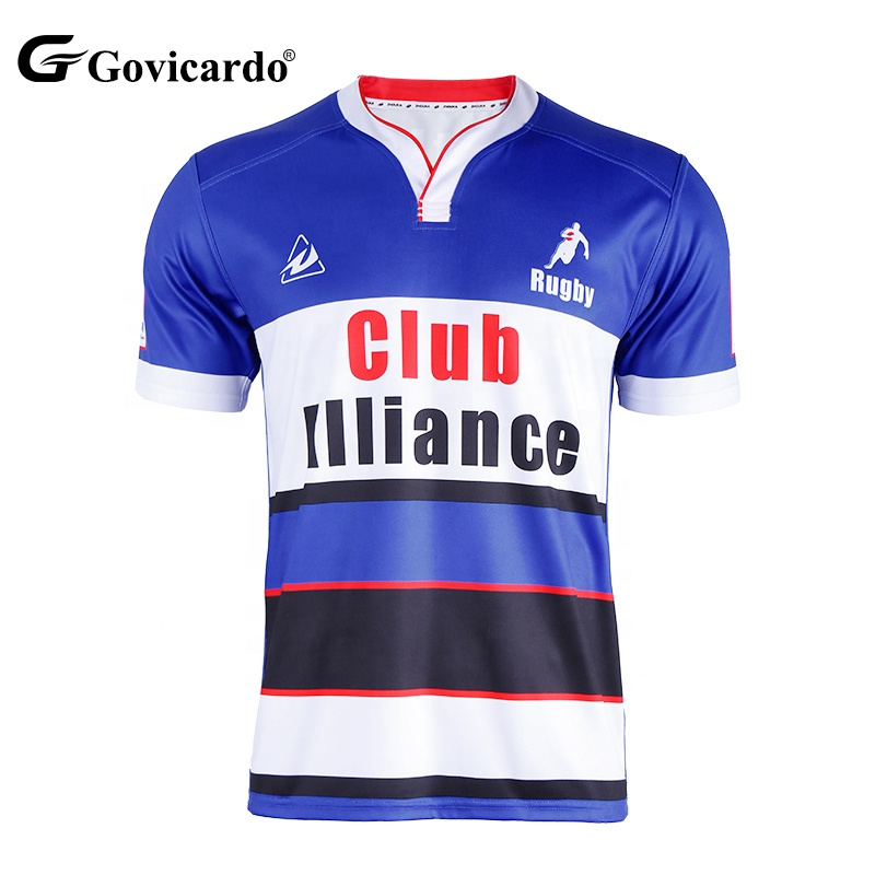 Wholesale Custom Designed Adult Rugby Football Uniform Shirt