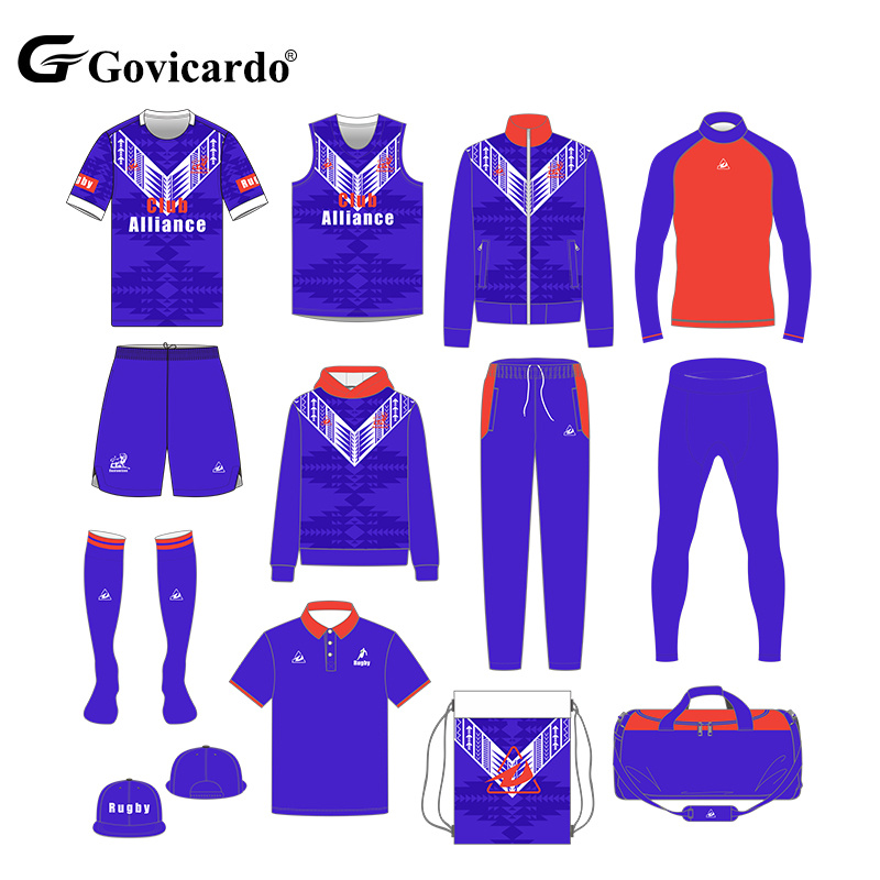 Oem Custom Design Rugby Football Wear  Embroidered Professio