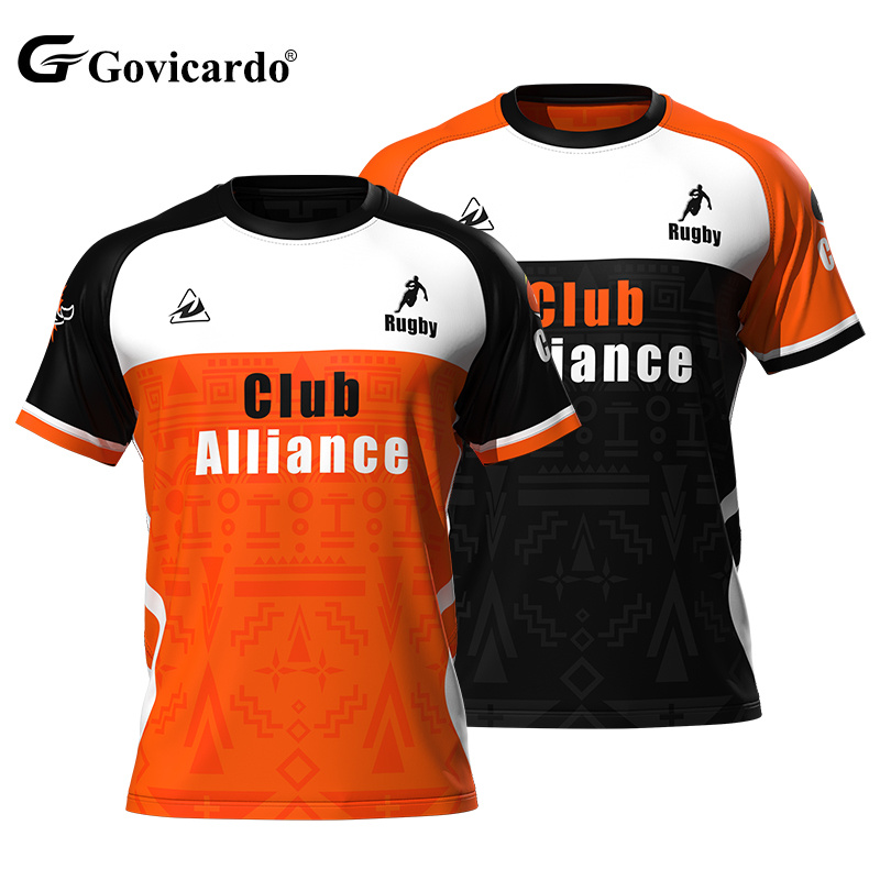 Customizable 100% Polyester Rugby Jersey & Reversible Knitte