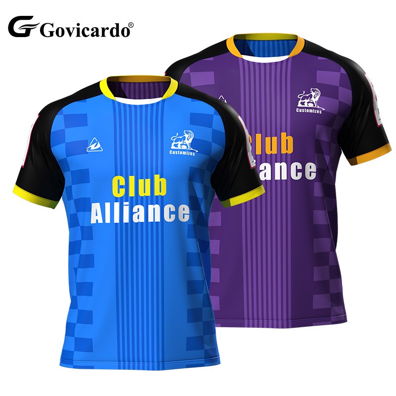 OEM Rugby Football Wear Pro Team Sets Custom Design Reversible Jerseys Breathable Rugby League Uniform Supplier Factory Direct