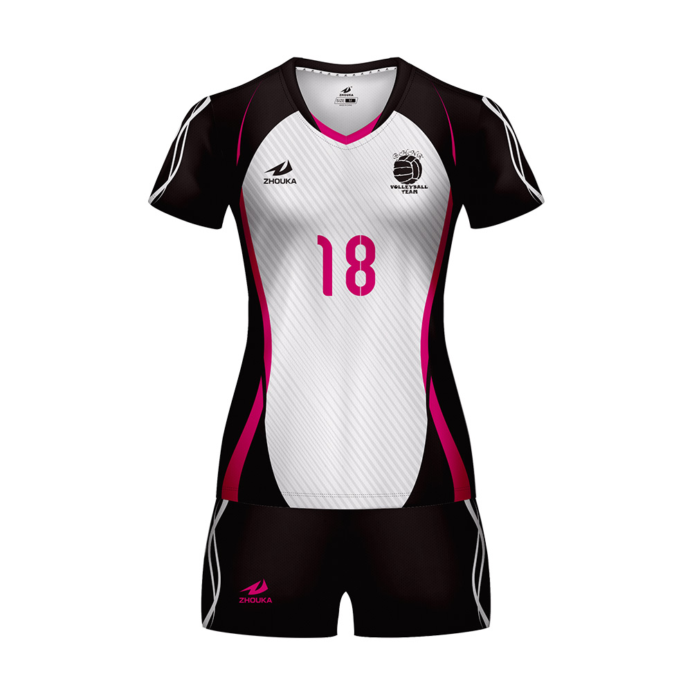 Custom Breathable Comfortable Sublimated Volleyball Jerseys Volleyball  Volleyball Uniform for Women