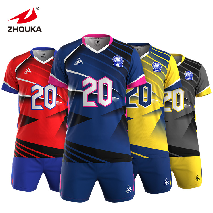 Design Team Volleyball Uniforms Set of Club Game Training Je