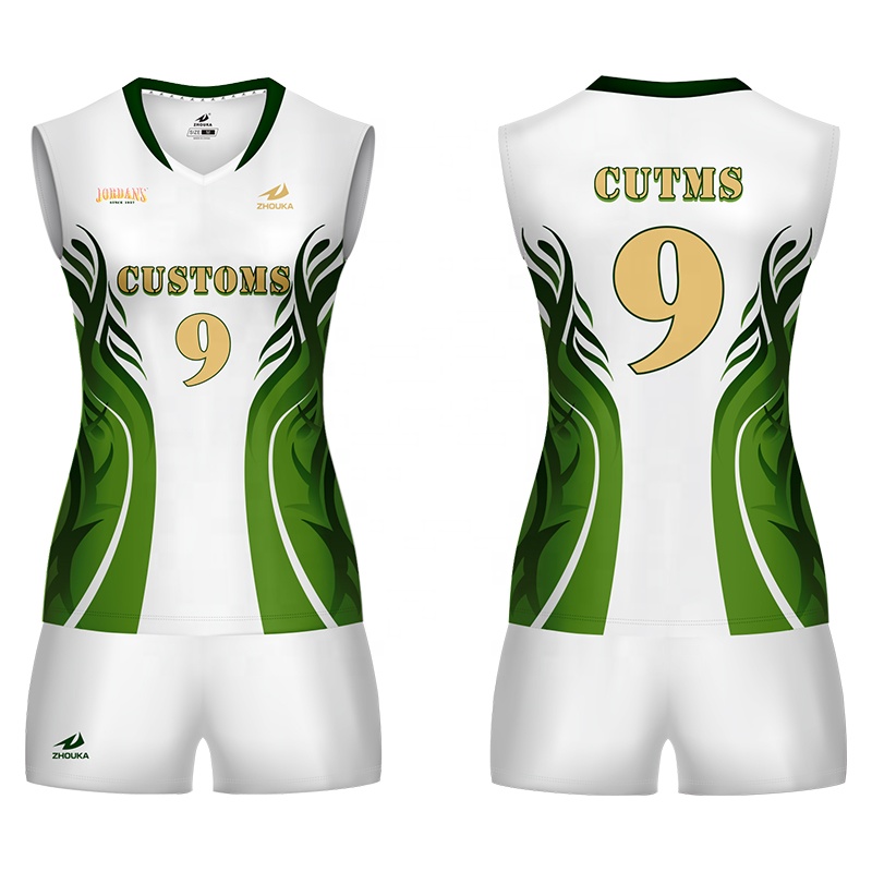 Custom Sublimation Print Sleeveless Vest and Sport Jersey Pants Best Quality Beach Volleyball Wear Slim Set
