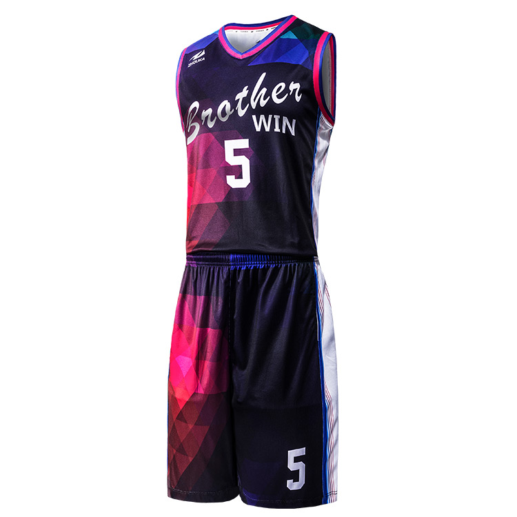 Hot Sale  Youth Design Your Own Team Unique Basketball Jerseys@详情5.jpg