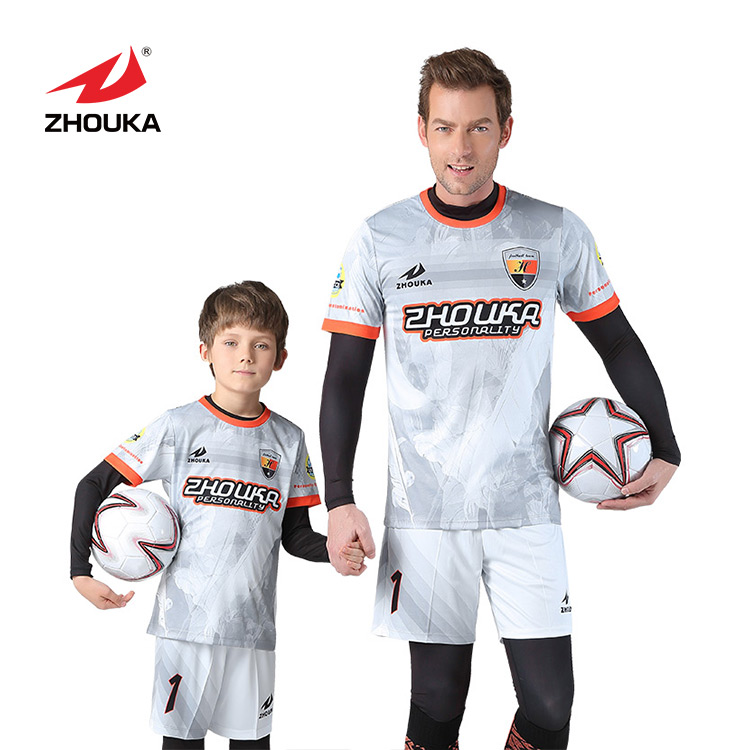 Authentic Soccer Jersey Set Free Design Customizable Tops Pants for Kids Adults Discount OEM Service New Unisex Authentic