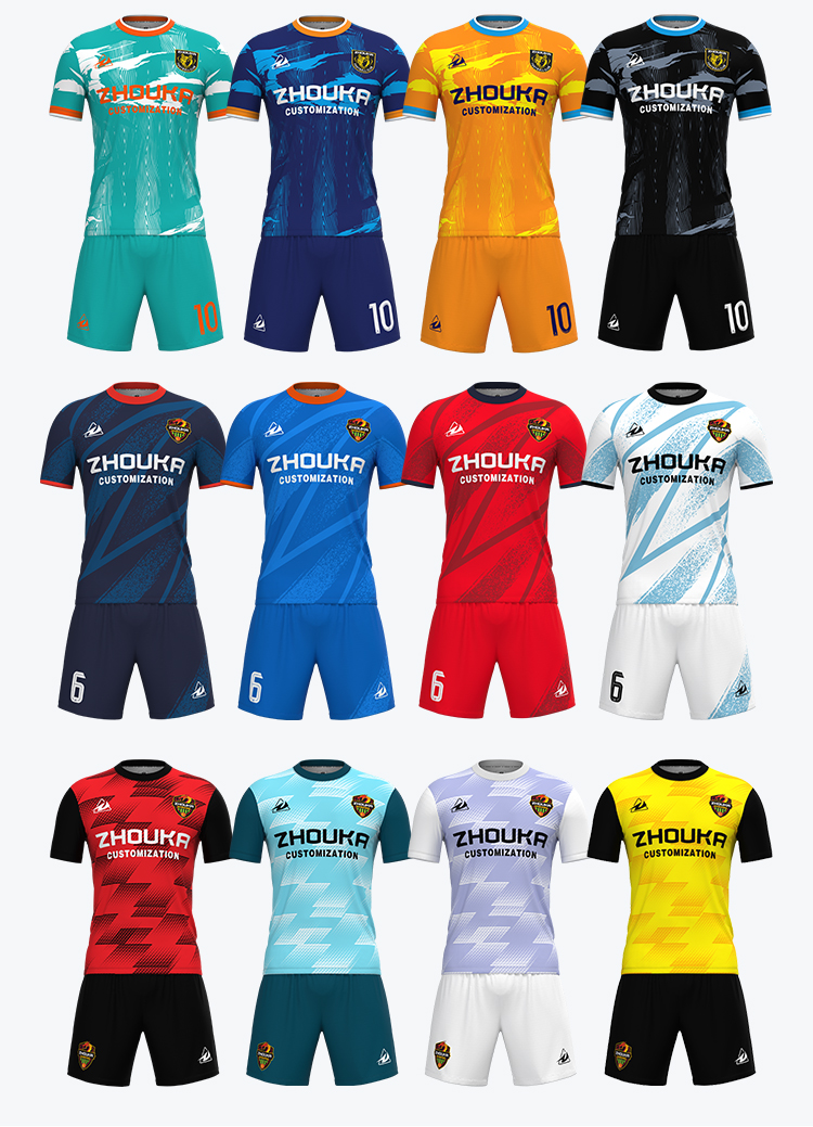 Custom Free Design Sublimated Printed Football Wear Shirt 7 on 7 Football Uniforms Soccer Jersey Original Quality Retro T-Shirts@详情9.jpg