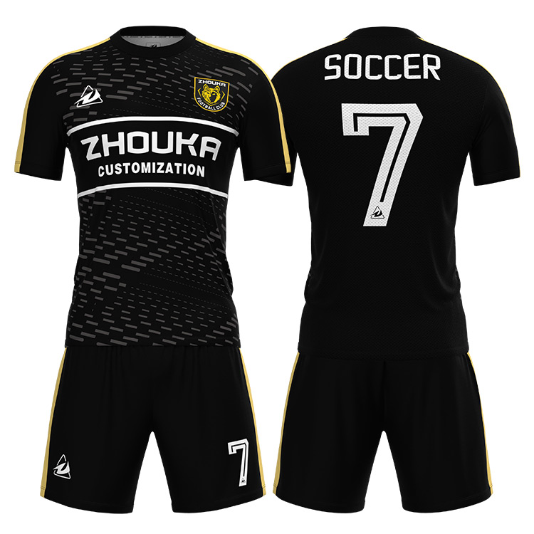Custom Sublimation Print Football Kits Soccer Jersey Sport Soccer Wear Men_s Football Uniform No Name Logo Football Shirt@详情5.jpg