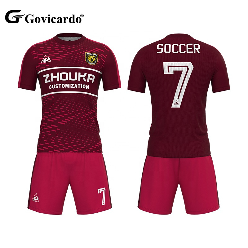 Customized Original Soccer Wear Adult Children Soccer Kids Football Jerseys Set Uniforms Soccer Tracksuit With Logo