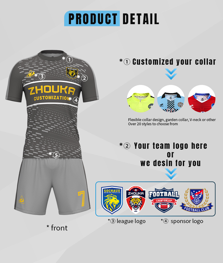 Customized Original Soccer Wear Adult Children Soccer Kids Football Jerseys Set Uniforms Soccer Tracksuit With Logo@详情6.jpg
