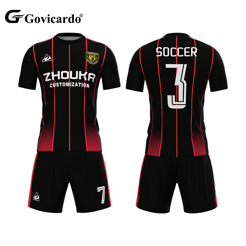 Latest Design Customized Sportswear Player Version Soccer Wear Jersey 7V7 Football Uniforms Youth Retro Classic Men Shirt