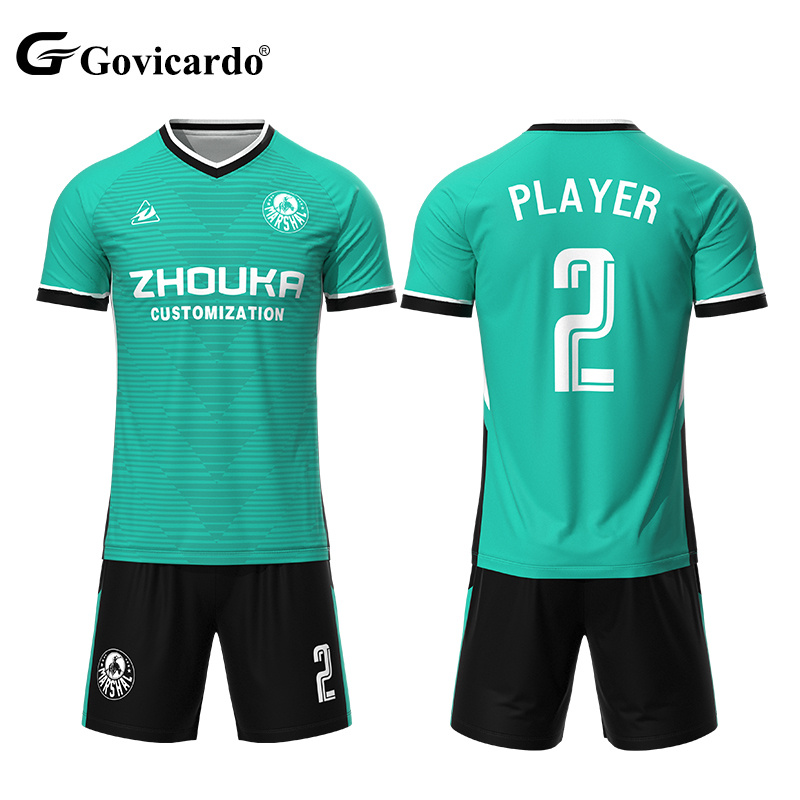 High Quality Custom Club Football Jersey Sets Wholesale Socc