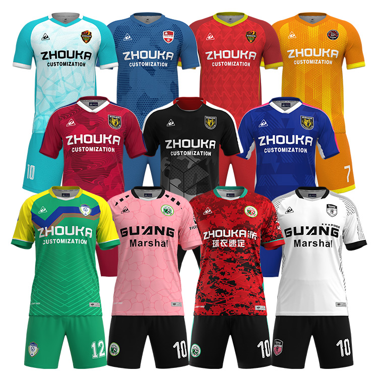 Sports Custom Wholesale Sublimation Men Soccer Uniforms Designs Cheap Mens Football Jersey Set 2023 Retro Soccer Jersey