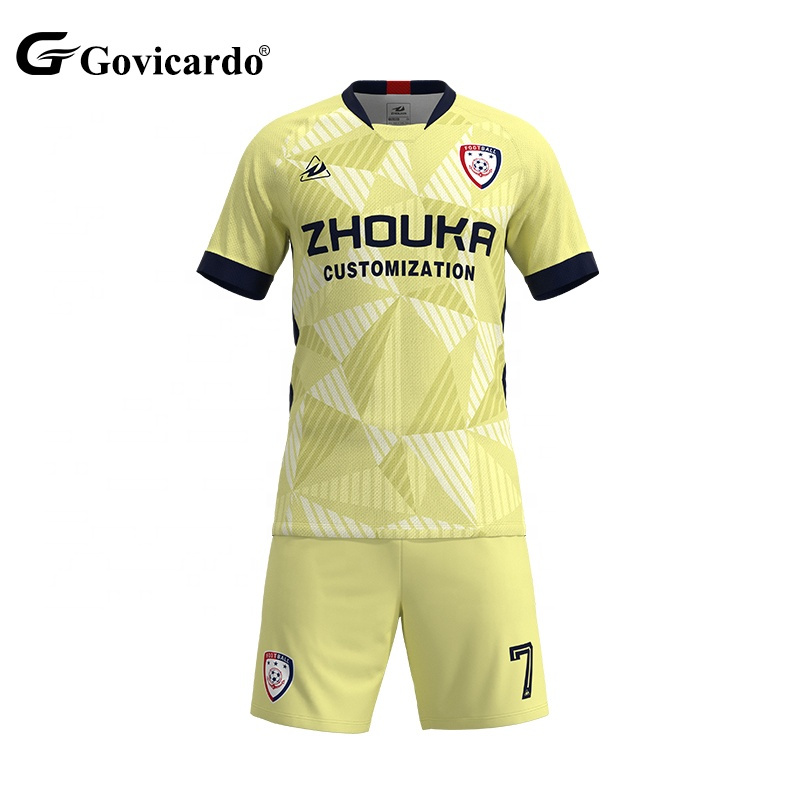 High Quality Custom Club Team Soccer Jersey Kit Wholesale Retro Football Wear Men Digital Print 100% Polyester Quick Dry