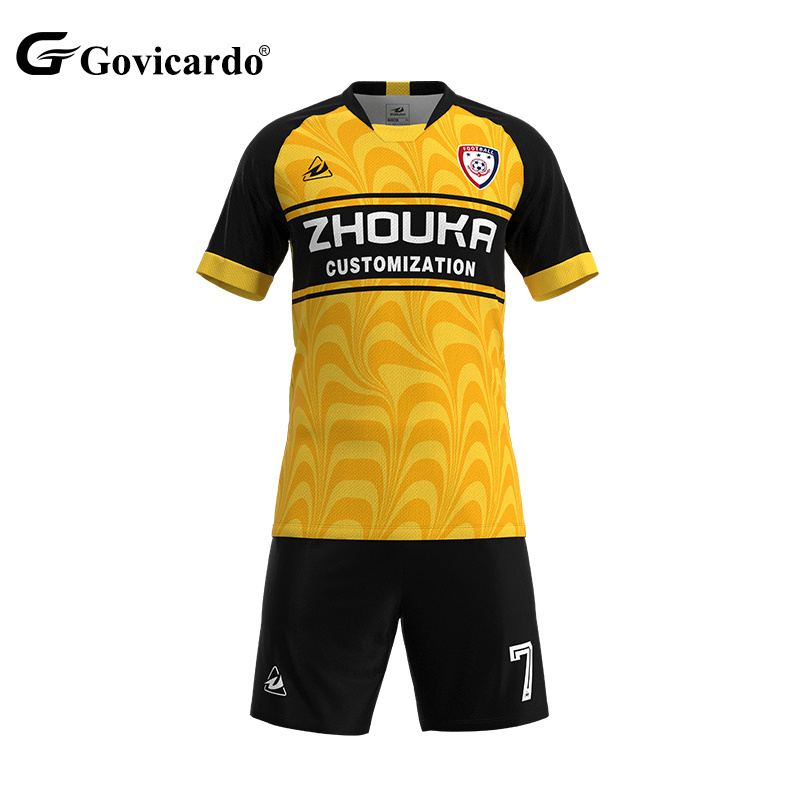 Customizable Youth Soccer Jersey Set Original Quality Automated Cutting Full Team Uniform Kit for Men Sublimation Football Wear