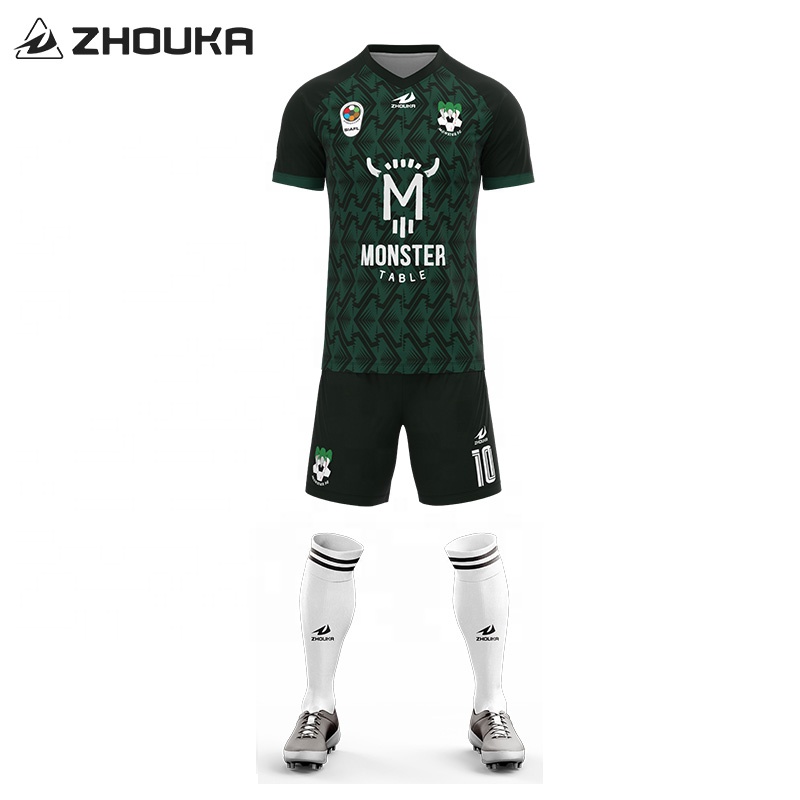 Wholesale Custom 100% Polyester Sublimation Orange Soccer Uniform Full Set Customized Retro Football Soccer Jersey Kit for Men