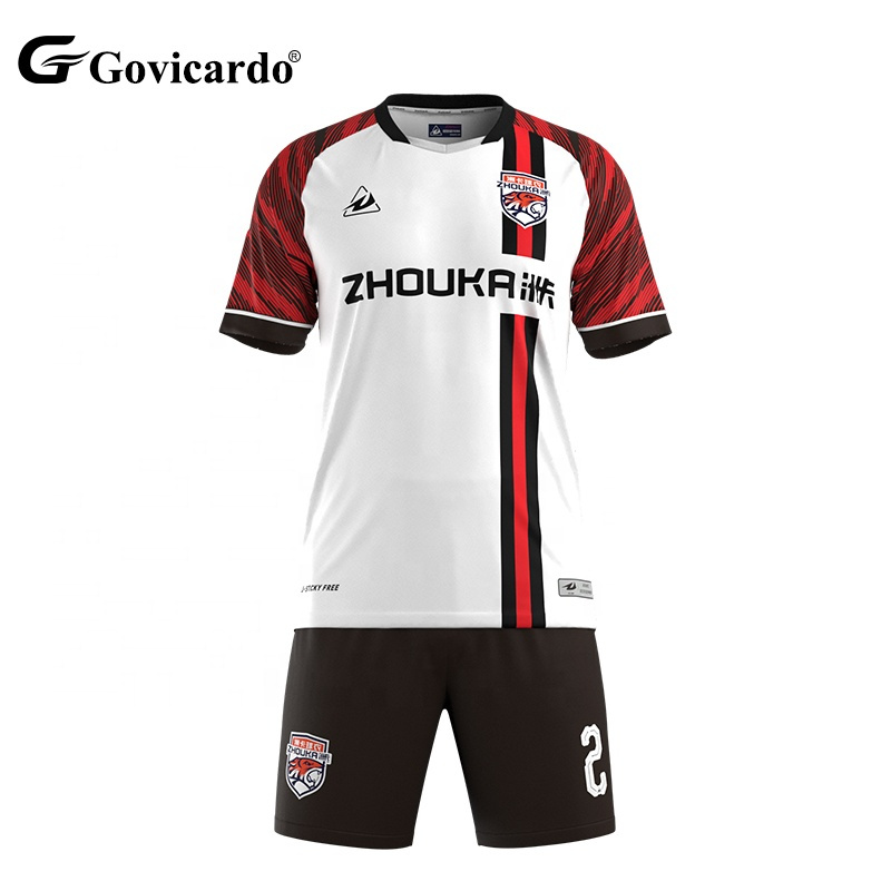 Original Quality Polyester Retro Soccer Jerseys Breathable Football Uniforms Custom Professional Men's Soccer Team Wear