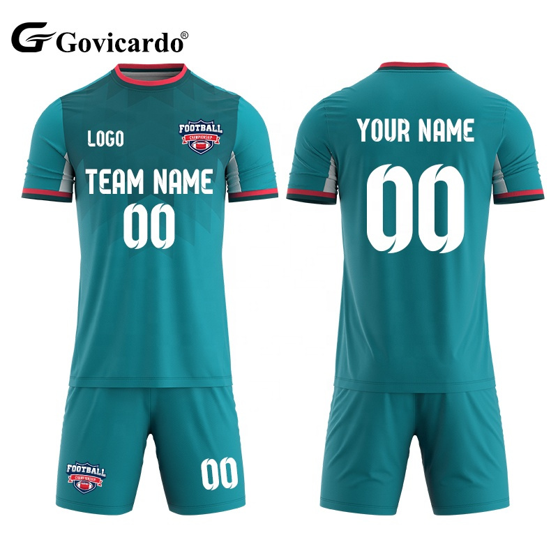 Customized Quick Dry Men's Soccer Jersey Sets Retro Comforta