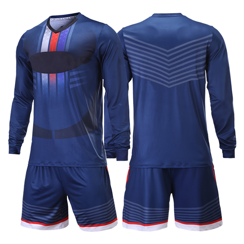 Sales Online 100%Polyter Breathable Fabric Football Team Jersey Goalkeeper Uniform Set