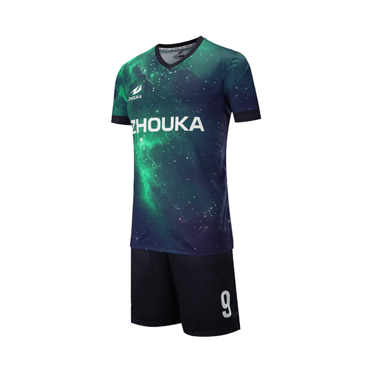 Zhouka Custom logo Name Men Football Jersey Soccer Wear Uniform Soccer Clothes@详情1.jpg
