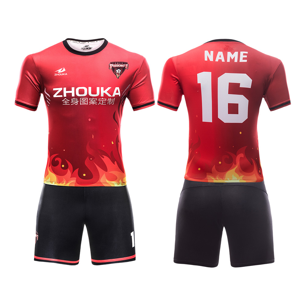 Latest Design Wholesale Price Fully Men Football Jersey Sublimation Custom Soccer Jersey Football Uniform