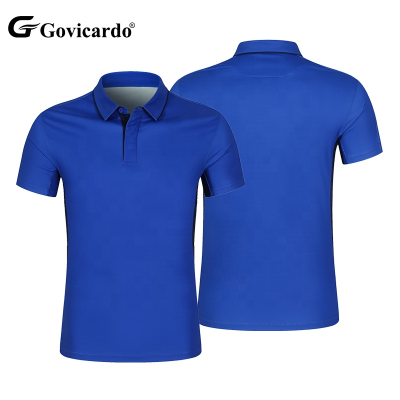 Custom Navy Blue Retro Classic Sport Jersey Quick Dry Polo S