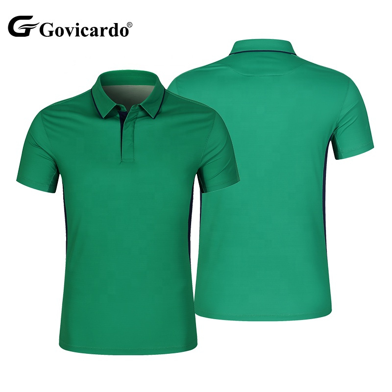 Custom High Quality Short Sleeve Men's Soccer Jersey Green Blank Polo Football Shirt Digital Printing Name Number OEM Service