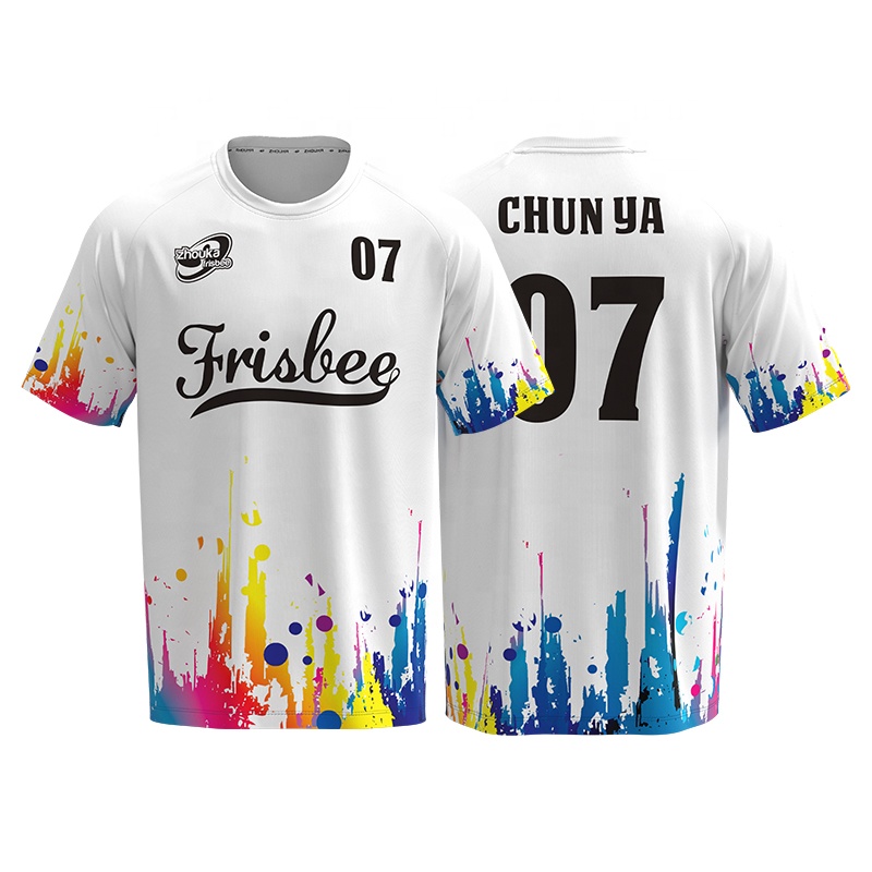 Best Popular Men's 100% Polyester Breathable Short Sleeve T-Shirts Custom Sublimation Printing Loose Digital Sport Jersey Shirts