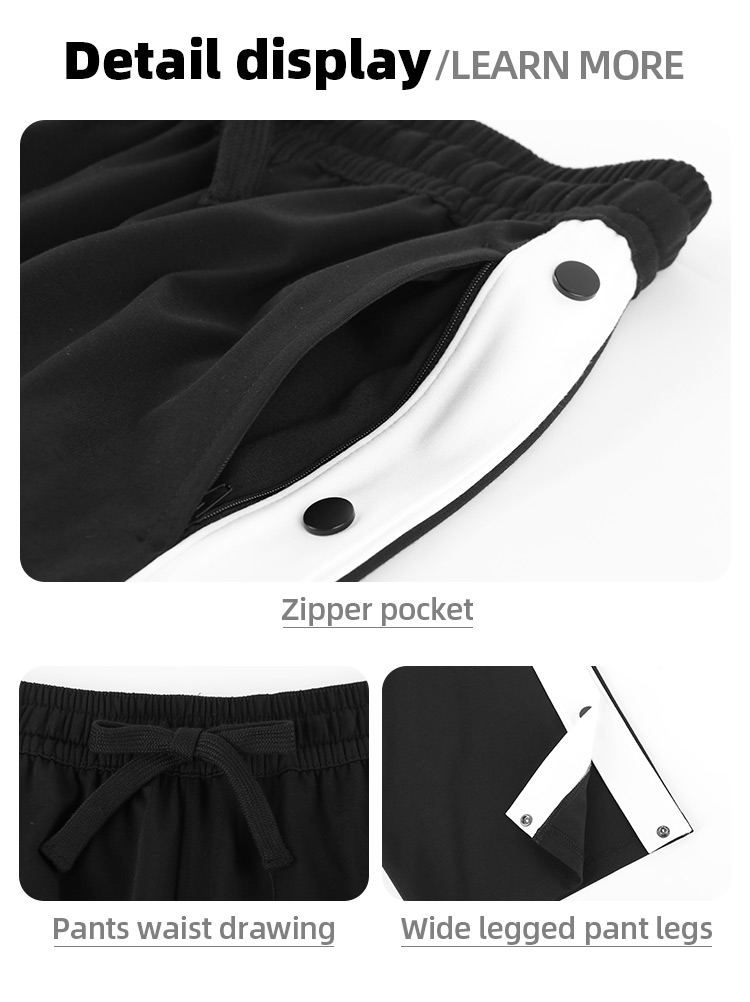 Custom Basketball Trousers Quick-drying and Breathable Sublimation Basketball Trousers for Sport@详情9.jpg