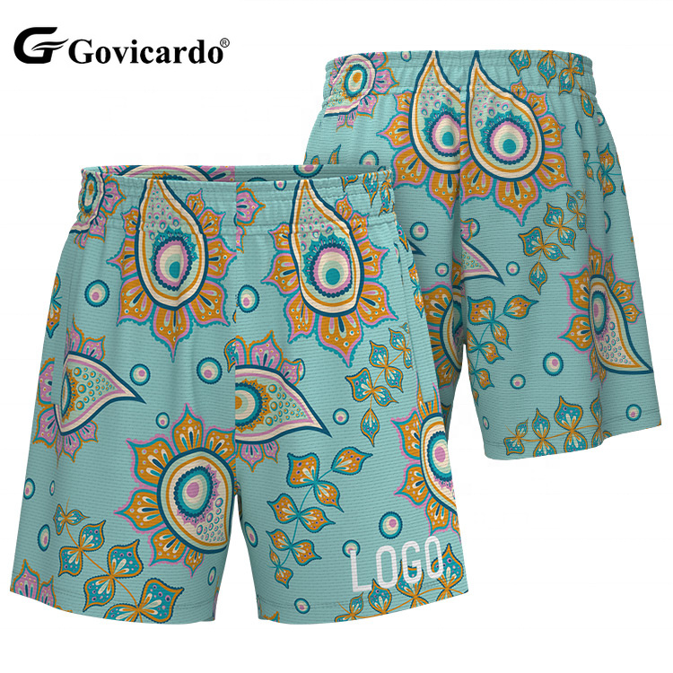 Wholesale Custom High Quality Polyester Sublimation Print Breathable Basketball Shorts With Pockets Summer Men Mesh Sport Shorts