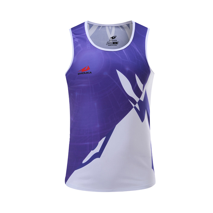 New Design Custom Running Jerseys Sublimation Running Wear