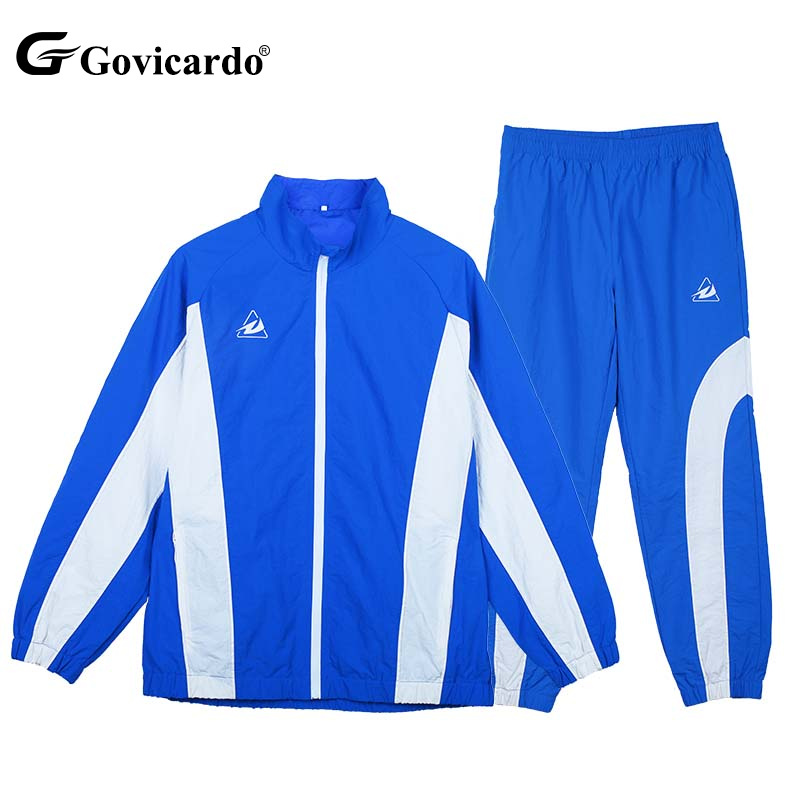 Custom Nylon Streetwear Windbreaker Tracksuit Unisex Soft Shell Lightweight Zip Up Windproof Track Suit 2 Piece Set for Men