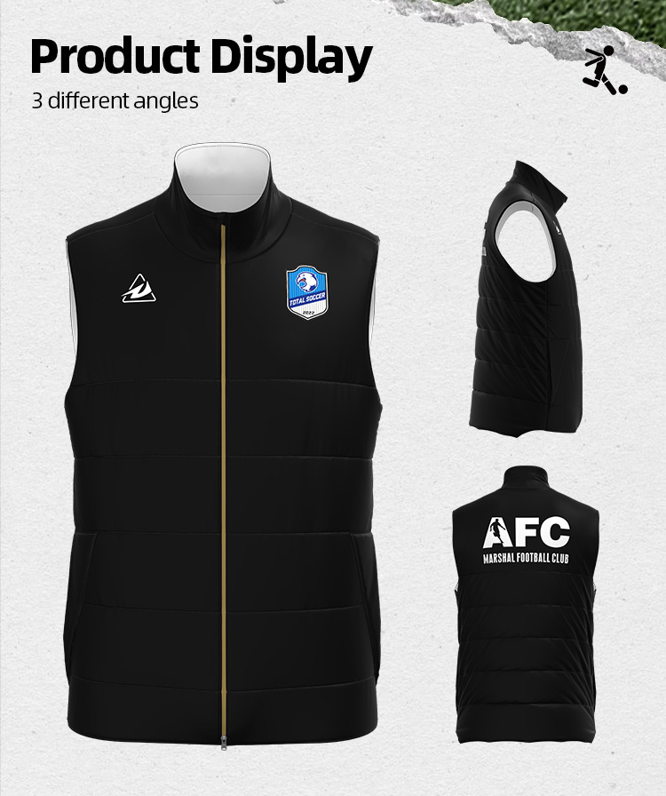 Custom Keep Warm Sleeveless Soft and Thick Cotton-filled Winter Jacket Vest Men Coats@详情5.jpg