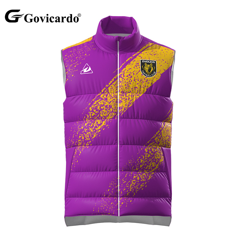 Professional Design Stand Collar Winter Windproof Football D